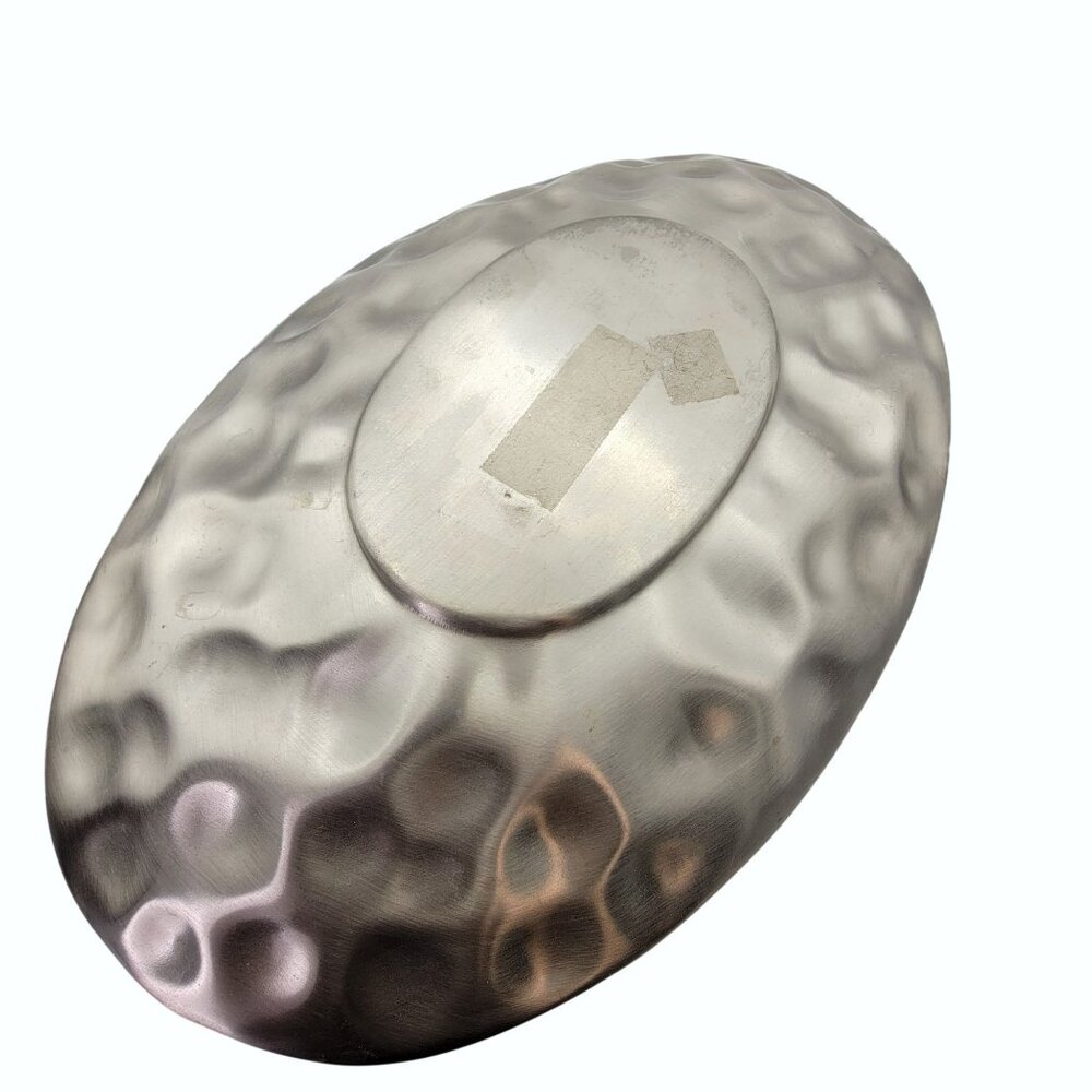 Hammered Aluminum Low Profile Planter - Picture 3 of 4
